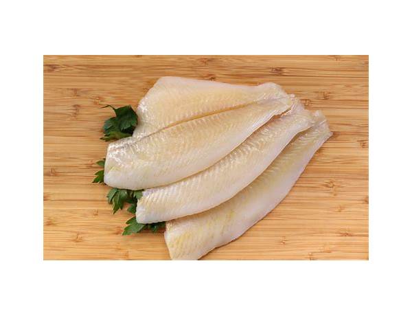 Fresh wild flounder fillet food facts