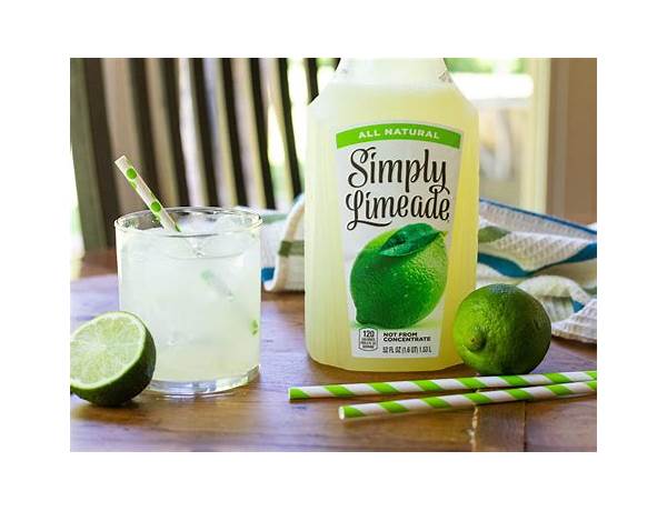 Freshly squeezed limeade food facts