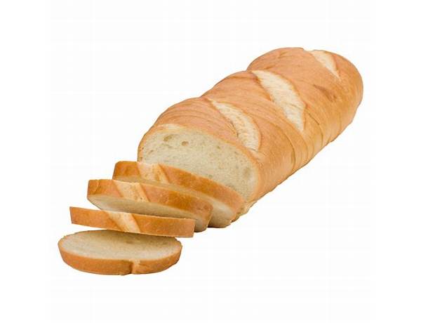 Freshness guaranteed sliced french bread ingredients