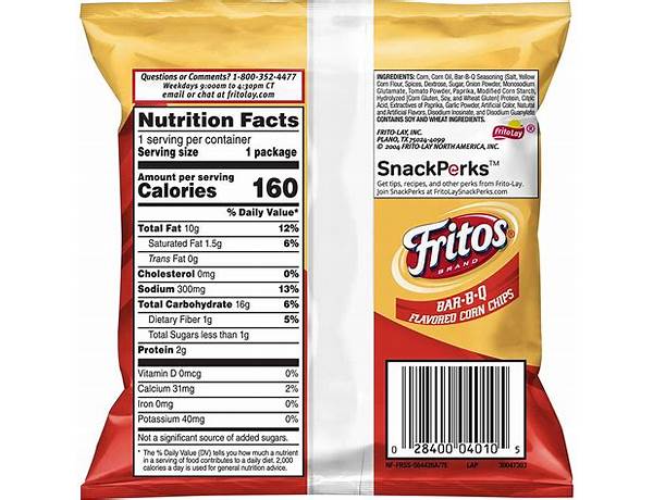 Frito lay ingredients