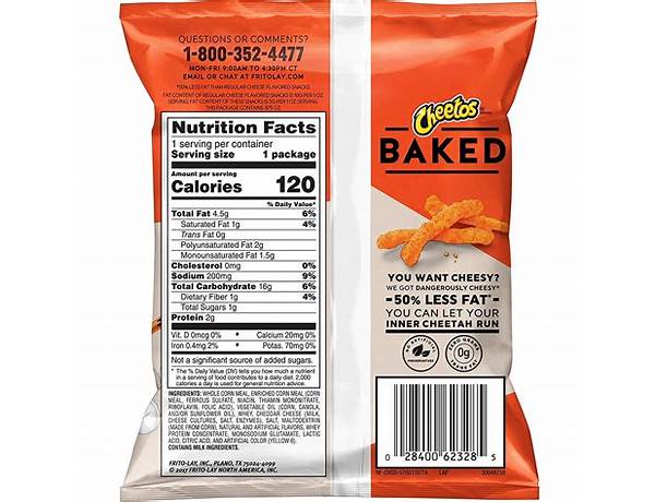 Frito lay nutrition facts