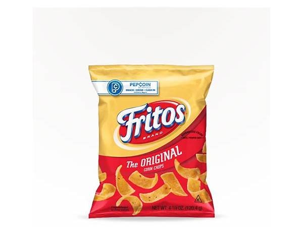 Fritos original corn chips 2.0 ounce plastic bag food facts