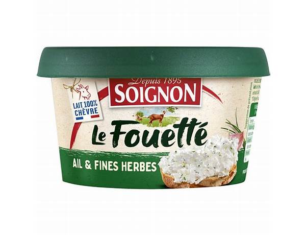 Fromage chèvre fines herbes nutrition facts