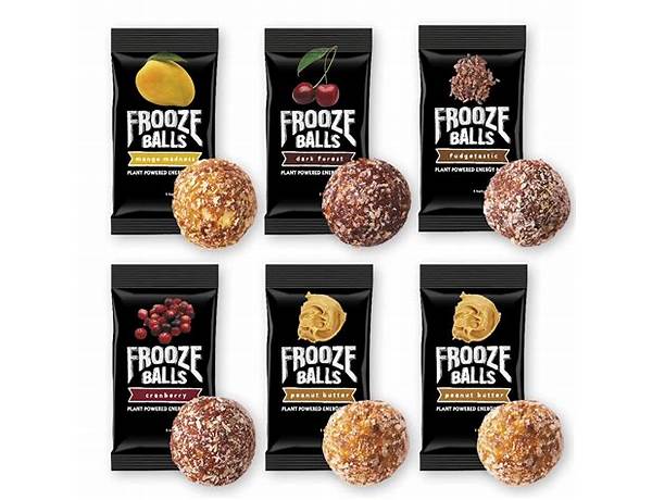 Frooze balls - food facts