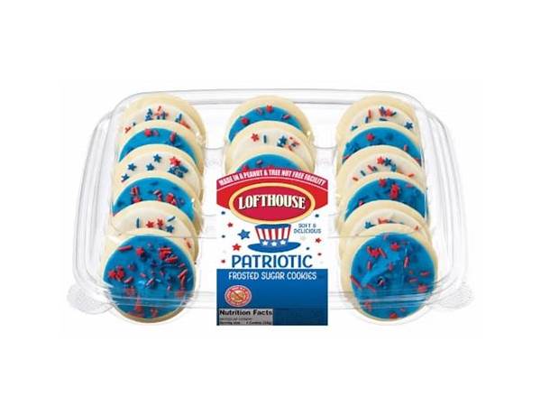 Frosted sugar cookies patriotic food facts