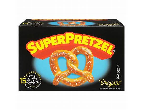 Frozen pretzel food facts