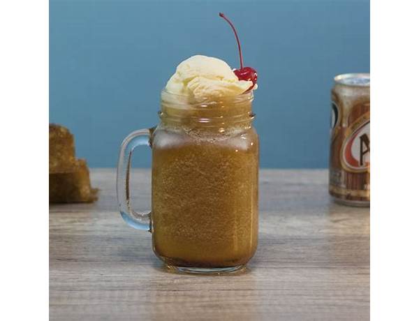 Frozen root beer & vanilla ice cream float food facts