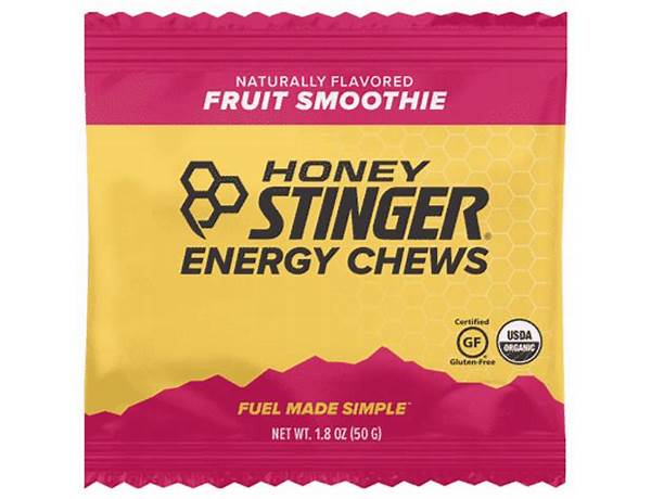 Fruit smoothie energy chews food facts