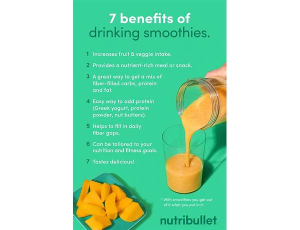 Fruit smoothies food facts