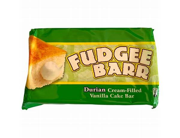 Fudgee barr durian food facts