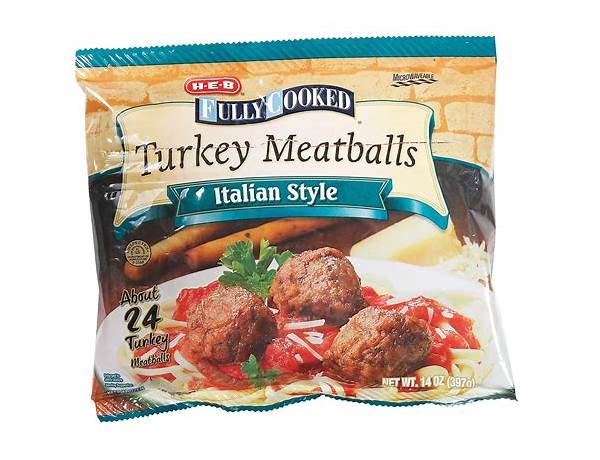 Fully cooked italian style meatballs food facts