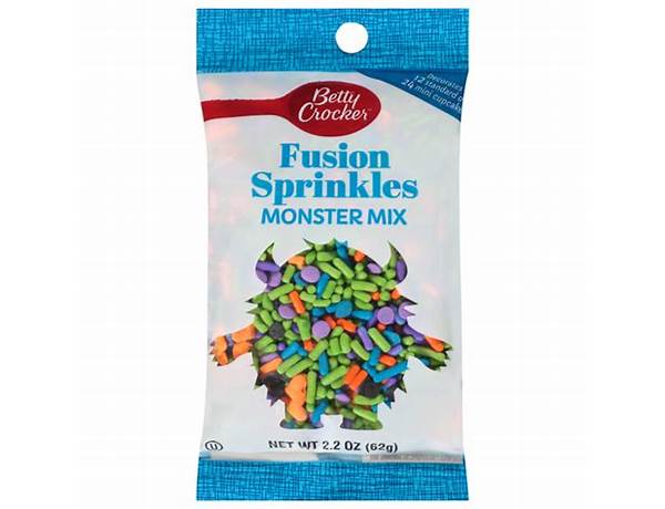 Fusiom sprinkles monster mix food facts