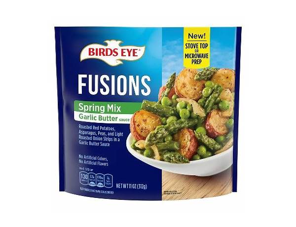 Fusions spring mix, garlic butter food facts