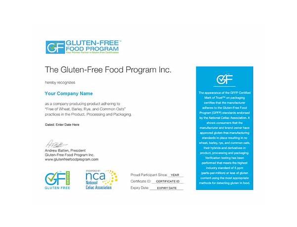 GFFP Certified Mark Of Trust, musical term