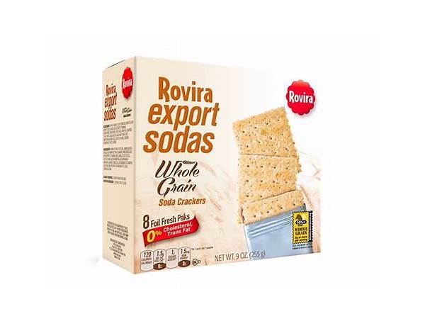 Galletas export sodas food facts