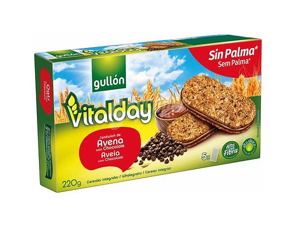 Galletas sandw. chocolate vitalday ingredients