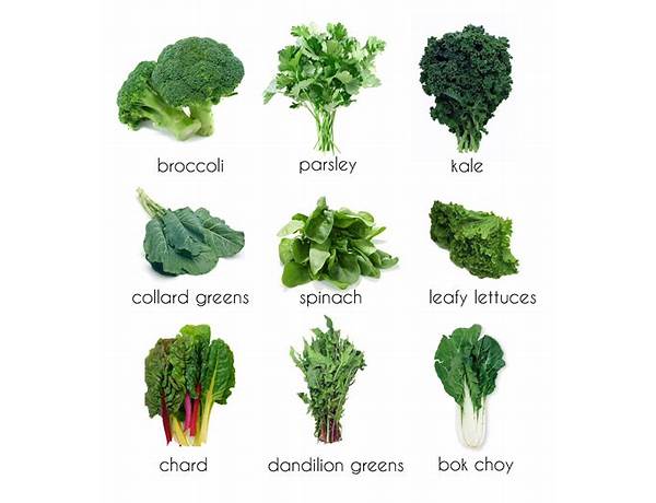 Garden greens food facts