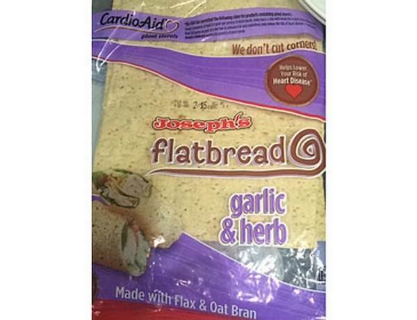 Garlic and herb flatbread crackers food facts