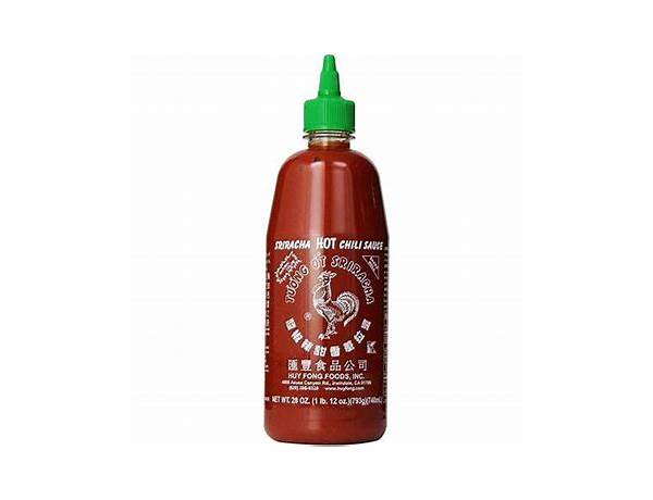 Garlic chili pepper, sriracha sauce food facts