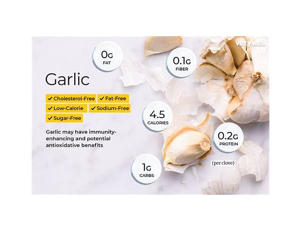 Garlic salt, garlic food facts