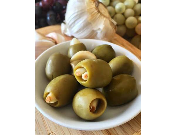 Garlic stuffed olives food facts
