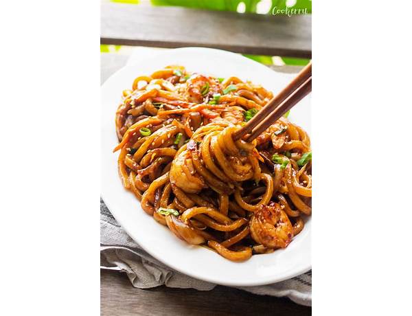 Garlic teriyaki stir-fry udon food facts