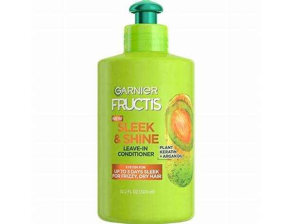 Garnier fructis  sleek and shine - nutrition facts