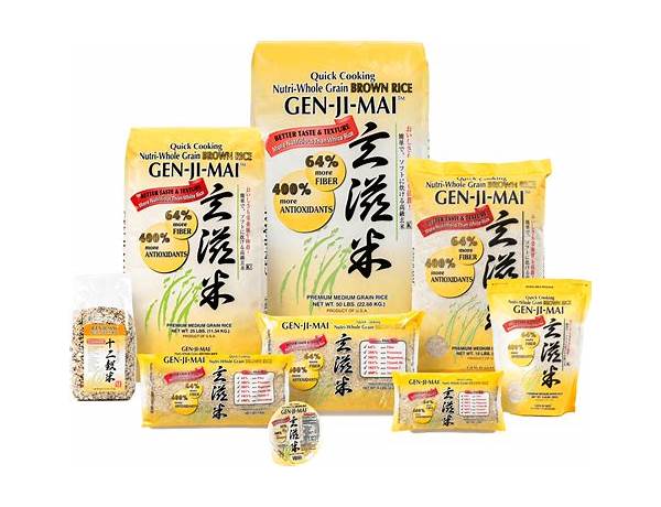 Gen-ji-mai whole grain brown rice ingredients