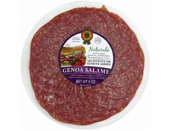 Genoa salame food facts