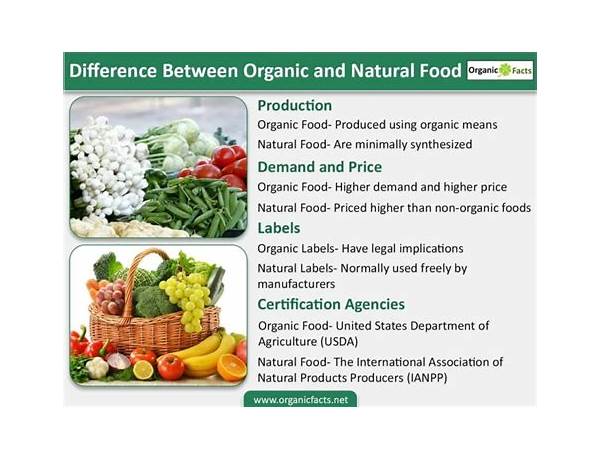 Gentle nature food facts