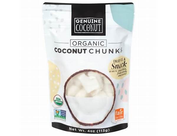 Genuine coconut  organic food facts