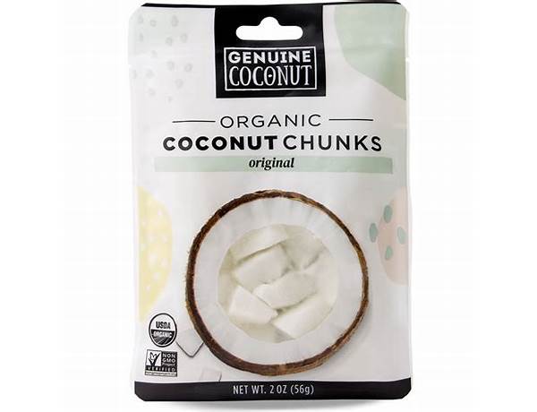 Genuine coconut  organic ingredients