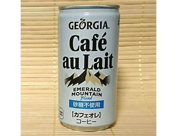 Georgia coffee cafe au lait nutrition facts