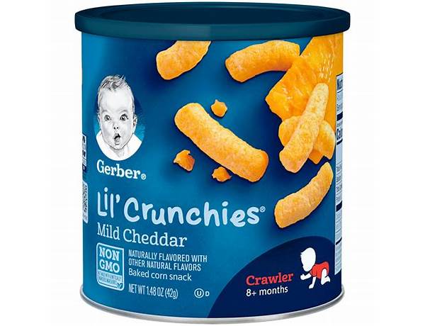 Gerber snacks for babies food facts