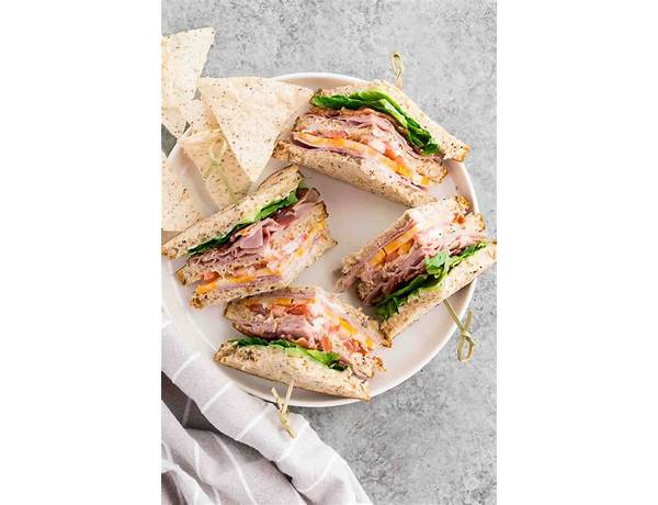 Get the good stuff club sandwich food facts