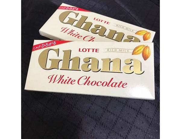 Ghana white chocolate ingredients