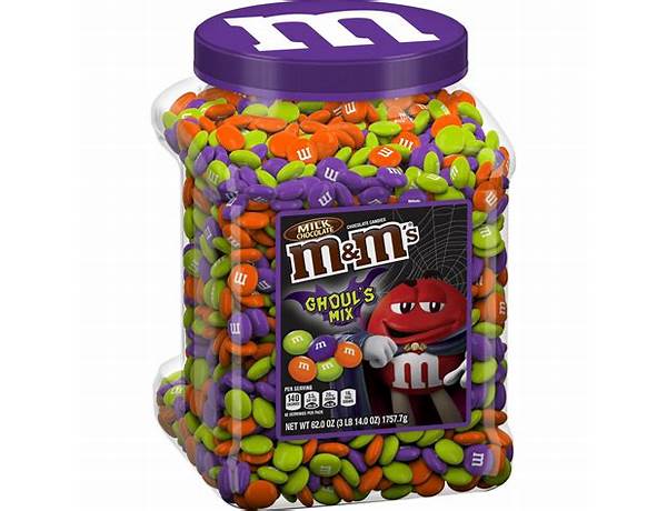 Ghoul’s mix m&m's food facts