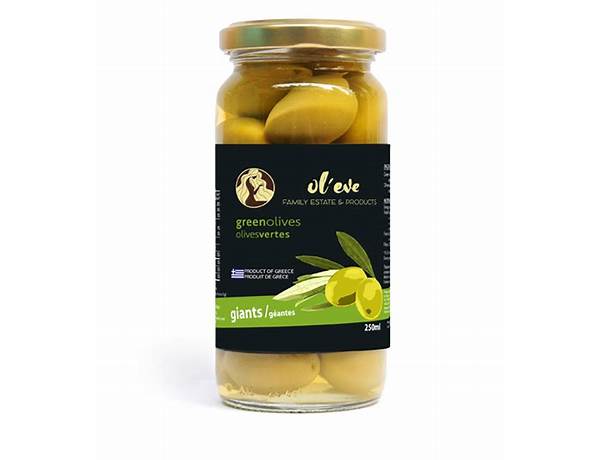 Giant olives ingredients
