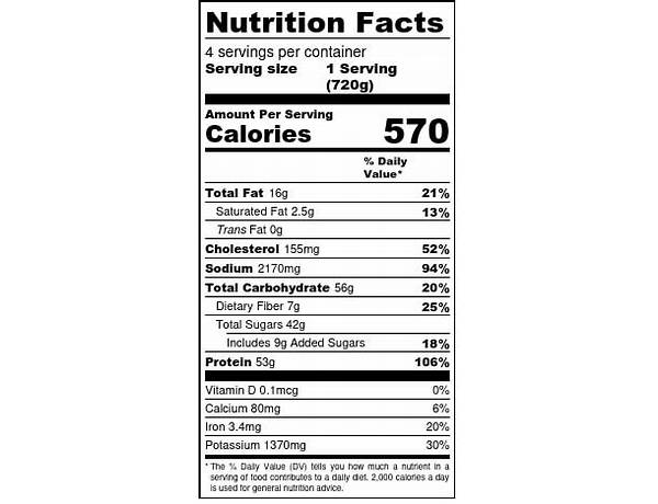 Gilled chicken salad nutrition facts