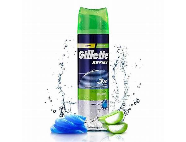 Gillette fusion sensitive skin 195ml 2/22 - ingredients