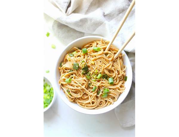 Ginger sesame noodles food facts