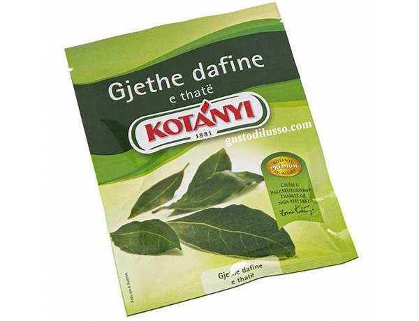 Gjethe dafine nutrition facts