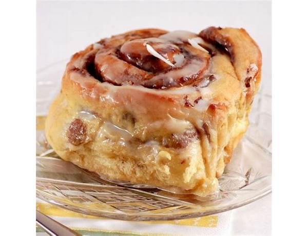 Glazed cinnamon roll food facts