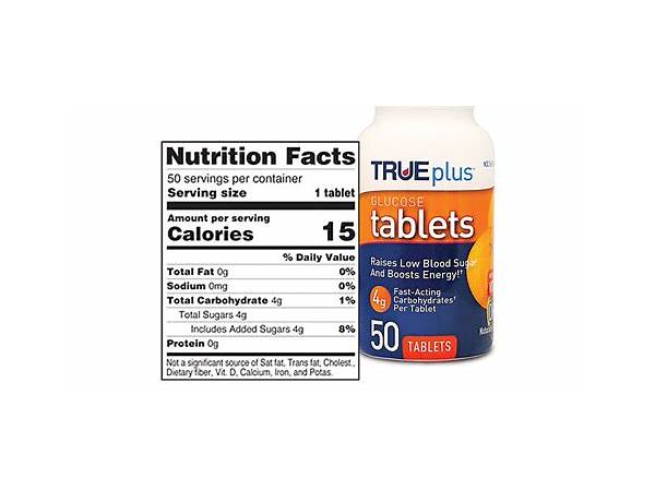 Glucose tabs ingredients