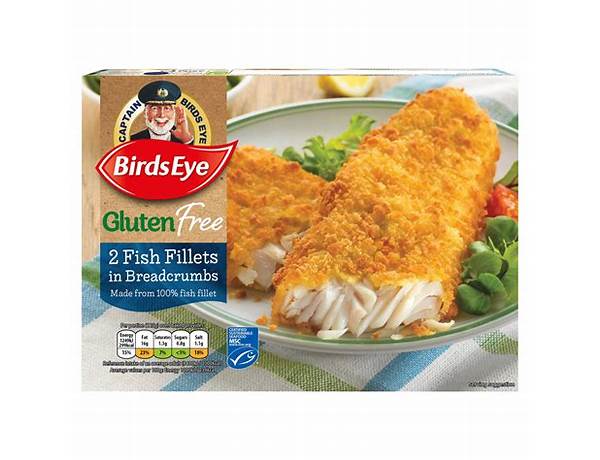 Gluten free breaded fish fillets food facts