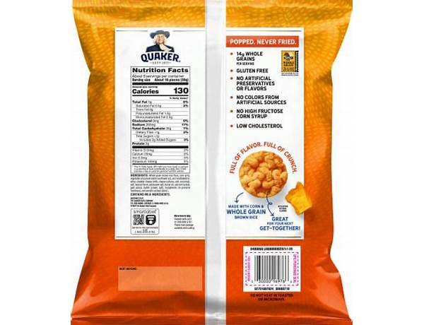 Gluten free cheddar rice crisps food facts