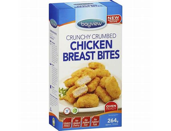 Gluten free chicken breast bites food facts