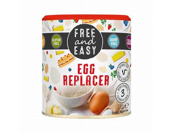 Gluten free egg replacer food facts