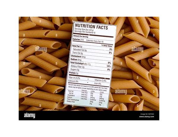 Gluten free pasta food facts