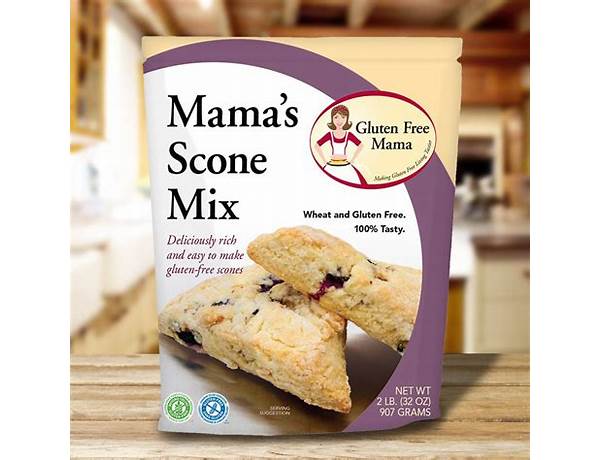 Gluten free scone mix food facts